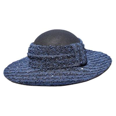 小香风纯羊毛轻奢欧美设计师礼帽