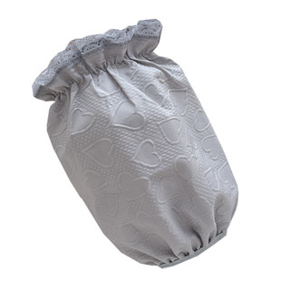 学生可爱儿童防污耐脏羽绒服袖头少女护袖白色黑色秋冬成人袖套短