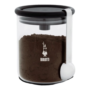 【官方正品】bialetti比乐蒂咖啡粉玻璃存储密封罐保鲜