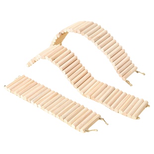 仓鼠围栏实木栅栏秋千玩具超长爬梯吊床木拱桥金丝熊造景用品大全