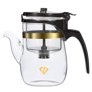 玻璃内胆飘逸杯可拆洗家用泡茶壶茶叶过滤冲茶器耐高温红茶杯茶具