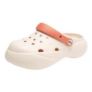 大东eva洞洞鞋女款2026新款夏季外穿厚底软底防滑不臭脚沙滩凉鞋