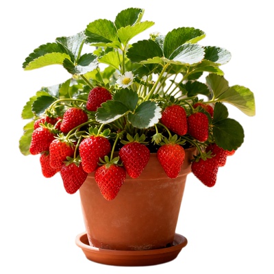 草莓苗秧盆栽四季结果