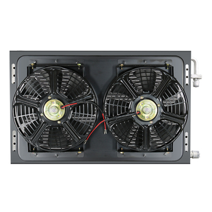 汽车空调冷凝器总成货车工程车挖掘机农用车收割机散热网风扇改装