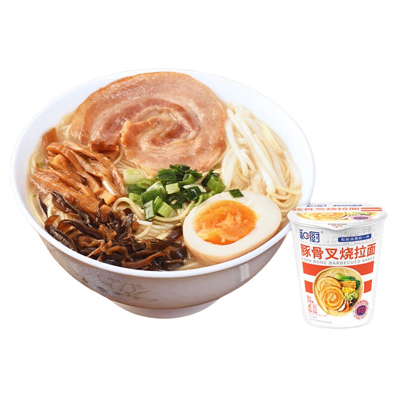 和厨番茄鸡蛋面6桶装冻干方便面