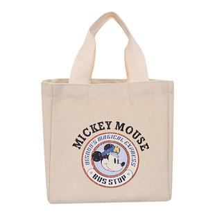 帆布手提袋学生上班杂物小拎包饭盒手提袋大容量可爱手拎女包餐包