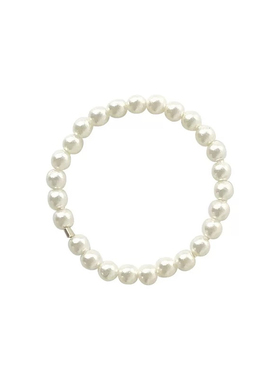 OPs精致且温柔~进口施家极细强光小珍珠美国14K包金戒指叠戴尾戒