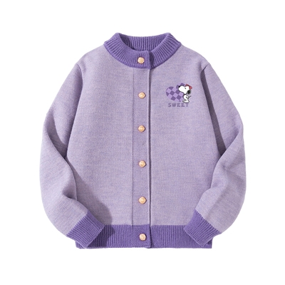 史努比女童毛衣秋冬2025新款