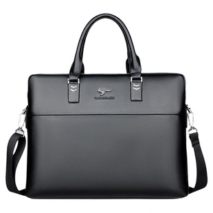 男士手提包时尚简约公文包男商务文件包皮包男包电脑包律师出差包