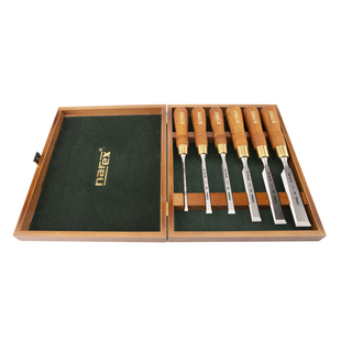 捷克进口Narex斜边凿套装平凿 木工凿子 工匠手工具平铲 海威工场