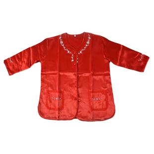 结婚新娘嫁妆龙凤褂禾服打底衣传统习俗上头梳头喜庆睡衣出嫁红衣