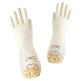 洗碗手套厨房女丁腈耐用加厚清洁洗衣服家用橡胶皮手套丁晴做家务