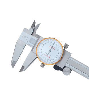 上工带表卡尺0-150mm高精度油标代表游标卡尺不锈钢0-200-300mm