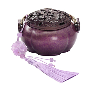 祥云提炉暖手炉烧炭香薰炉仿古手炉取暖隔火熏香炉铜香炉纯铜铜炉