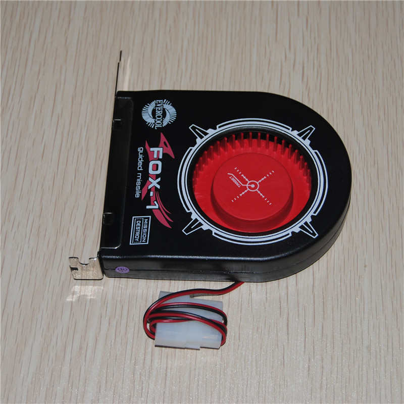 捷冷fOX-1FOX-2台机箱散热器风扇PCI散热显卡大风芯片抽风机涡轮