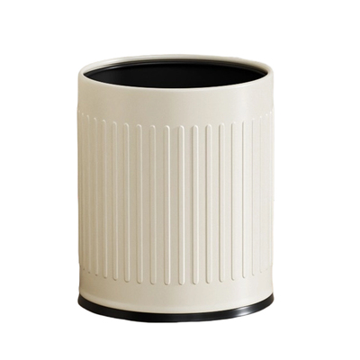 无盖方圆15L双层金属垃圾桶高档