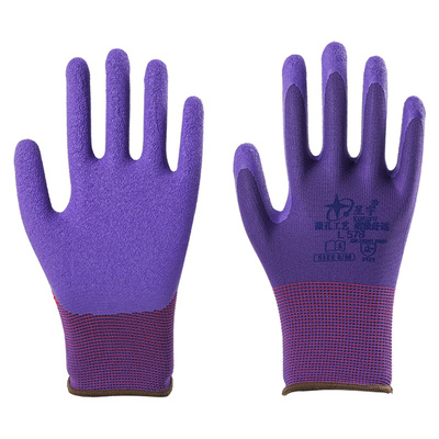 星宇劳保手套乳胶发泡耐磨防滑