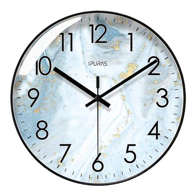 客厅挂钟易普拉静音扫秒特惠北欧