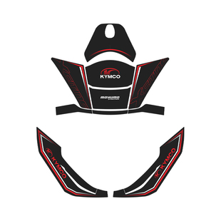 适用25款光阳赛艇CT250彩绘装甲贴纸防划保护贴膜摩托车改装配件