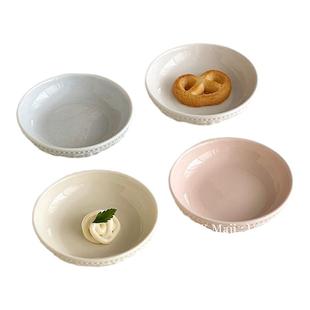 可爱小碟子家用精致小吃碟高颜值蘸料碟陶瓷蘸酱碟调味碟醋碟蘸碟