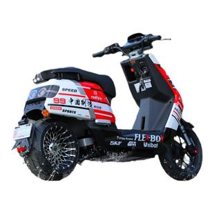 新款倍特红牛电动车单摇臂高速72V电动摩托车超长续航大功率电摩