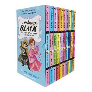 英文原版 Princess in Black slipcase set 黑衣小公主 11册合售 全彩版儿童桥梁章节小说 小学生课外英语阅读 趣味冒险题材