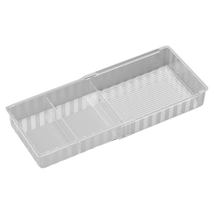 可伸缩化妆品抽屉收纳盒护肤品分隔收纳梳妆台透明桌面厨房整理盒