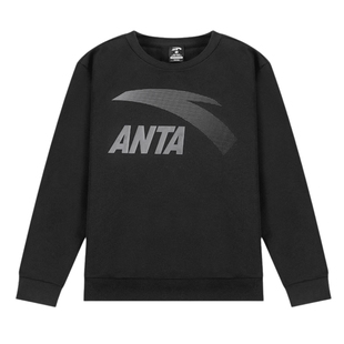 安踏卫衣男 长袖T恤新款运动服春季男款上衣春秋官方旗舰正品男装