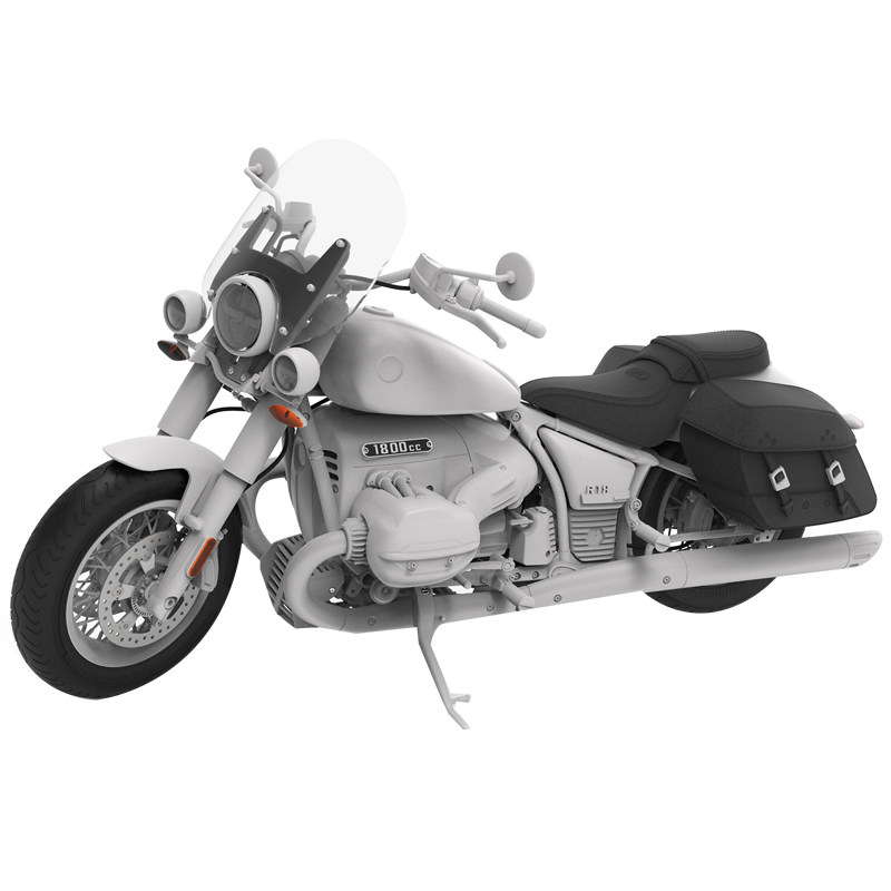 MENG宝马R18摩托车1/9拼装模型