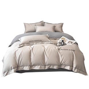 长绒棉四件套纯棉全棉2026新款轻奢高级感主卧室床单被套床上用品