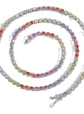 ICEBLING2.5MM彩色锆石网球项链