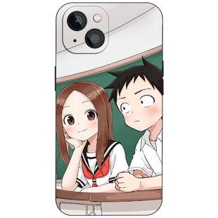 擅长捉弄的高木同学手机壳适用于苹果16小米15华为Air红米K80玻璃14动漫VIVO液态硅胶OPPO磁吸iPhone17ProMax