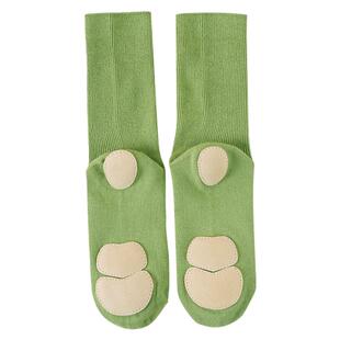 带底现代舞袜中筒袜男女同款跳舞防滑袜儿童中国舞袜芭蕾舞练功袜