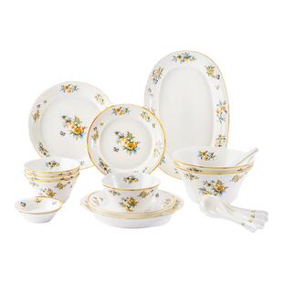 玛戈隆特和美家园餐具套装家用高级感成套碗盘碟子田园风精致漂亮