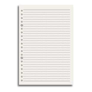 活页纸B5可拆卸活页本替芯26孔笔记本A5横线网格20孔A4小方格内页学生外壳格子内芯可拆高中生专用便宜错题