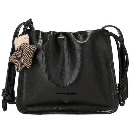 稻草人包包女新款水桶包质感百搭斜挎包抽绳百搭云朵包通勤女包