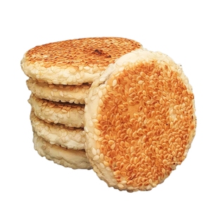 湖北特产超薄黄石金虹港饼老式手工芝麻饼干孕妇老人食品零食小吃