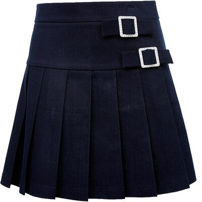 VeroModa高腰A字学院风半身裙