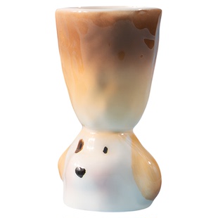 CONGSTUDIO可爱小狗杯子手作陶瓷杯酒杯创意少女新婚新年生日礼物