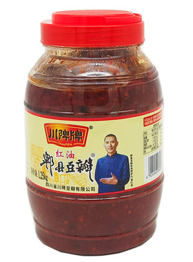 川陴红油郫县豆瓣酱1250g调味品