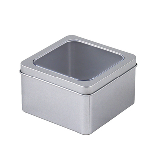 圆形马口铁盒正方形提拉米苏盒子罐子蛋糕食品级西点慕斯甜品包装