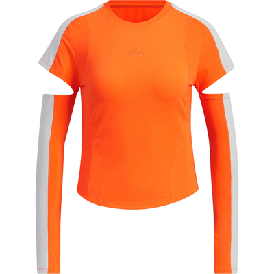 阿迪达斯女士二合一休闲长袖T恤