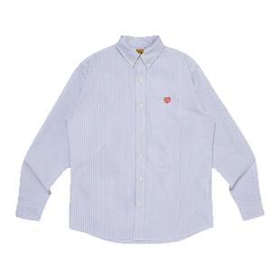 【现货】SOLAR BEAMS日系复古爱心刺绣衬衫休闲宽松男女情侣长袖