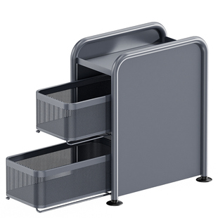 厨房抽拉式调料品置物架多功能台面酱油醋调味瓶罐收纳柜窄边架子