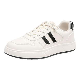 大东厚底小白鞋女款2025新款秋冬今年流行爆款鞋子白色休闲板鞋女