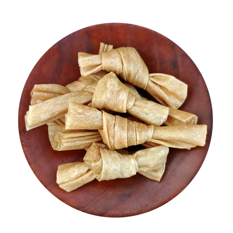 豆结扣豆皮结豆制品干货火锅麻辣烫烧烤炸串素串卤味关东煮商用