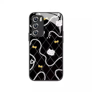 黑金Hellokitty猫手机壳适用vivox300pro高颜值x200女款x100凯蒂猫oppofindx9闺蜜x8超好看x7黑色Reno14玻璃7