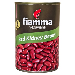 意大利维拉火山红腰豆红豆已熟即食罐头FIAMMA RED KIDNEY BEANS