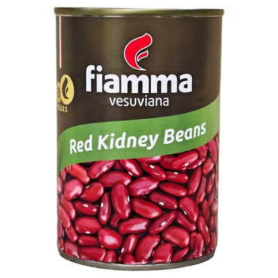 意大利维拉火山红腰豆红豆已熟即食罐头FIAMMA RED KIDNEY BEANS