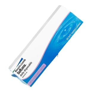 博士伦清朗日抛近视透明隐形眼镜30片高清100-900度进口海外版